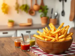 Co do frytek na obiad? Sprawdź najlepsze dodatki i przepisy!