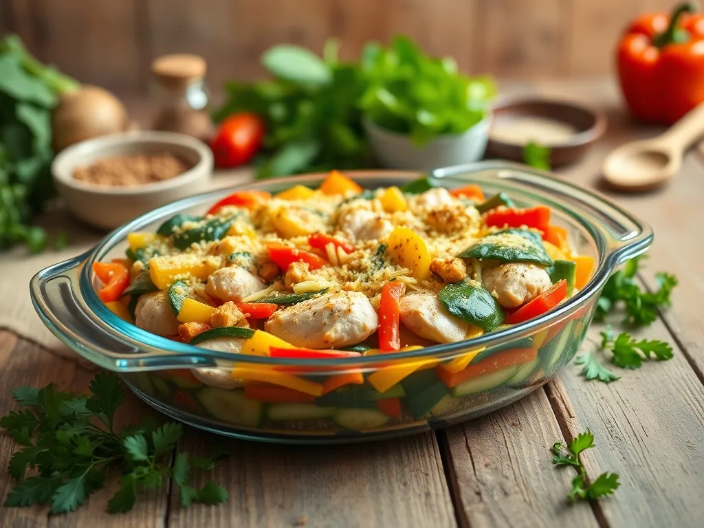 Dietetyczna zapiekanka z kurczakiem: zdrowy przepis na szybki obiad
